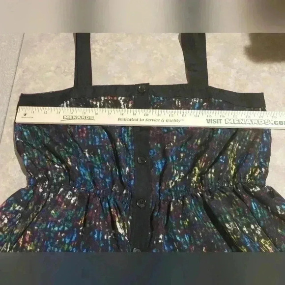 Derek Lam women's Large multicolor sleeveless halter top lightweight - Picture 2 of 6